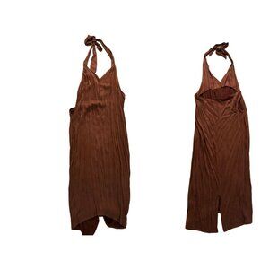 Lali Brown Silk Dress